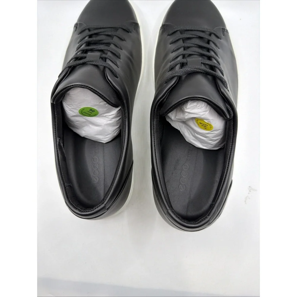 ECCO Soft‎ 7 Black Mens Casual Sneaker size 8-8.5. New